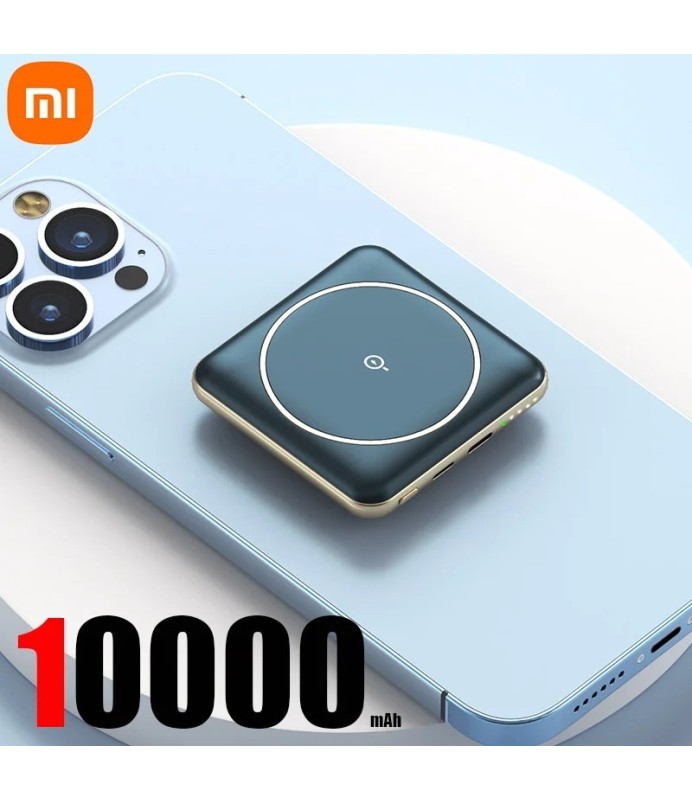 Xiaomi-Mini cargador magnético inalámbrico de 30000mAh, batería externa fina de carga rápida para iPhone, Huawei, Samsung y Xiao