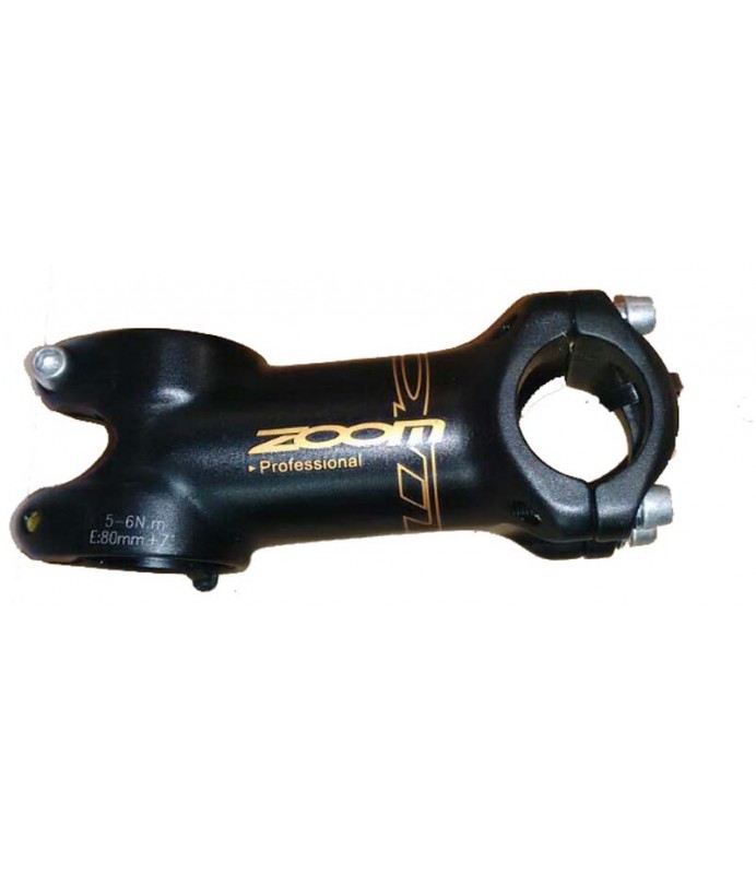 ZOOM Potencia 25.4 x mm para manillar negro